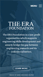 Mobile Screenshot of erafoundation.org